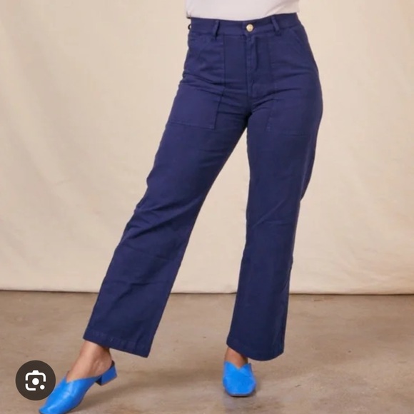 Big Bud Press Work Pants - Navy Petite - Picture 1 of 6